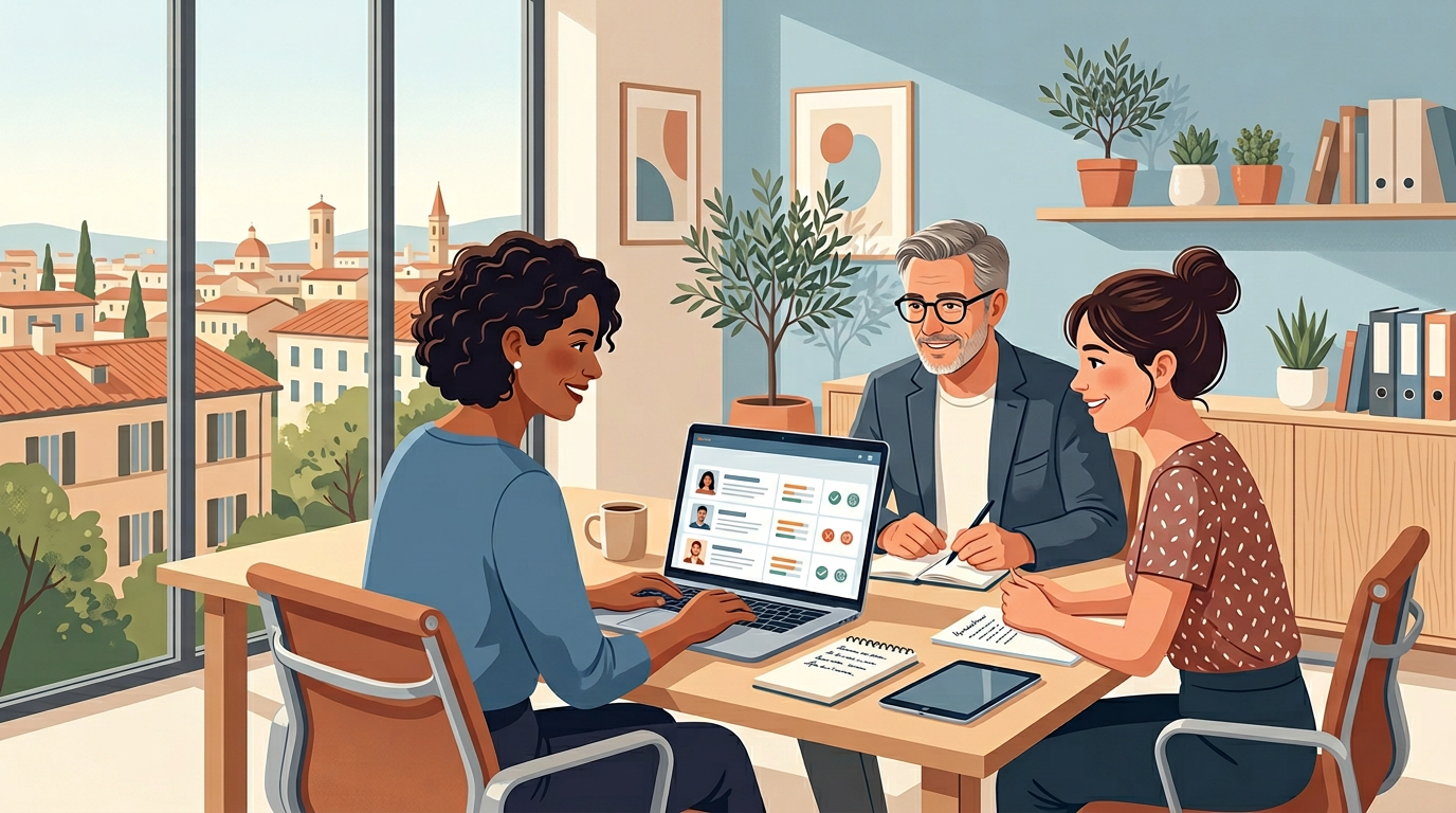 Screening CV e colloqui asincroni per PMI con team HR snello